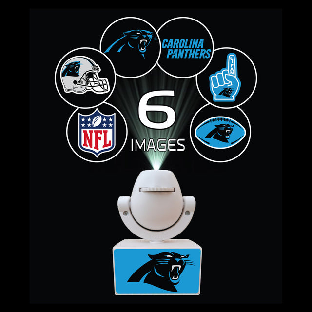 Proyector mini con reflector de los Carolina Panthers