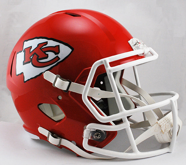 Réplica de casco de velocidad de lujo de los Kansas City Chiefs