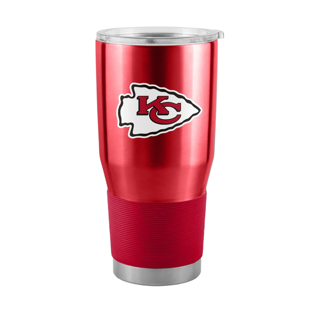 Vaso de viaje de acero inoxidable de 30 oz de los Kansas City Chiefs