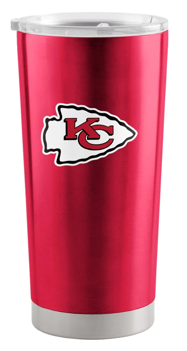 Vaso de viaje de acero inoxidable de 20 oz de los Kansas City Chiefs