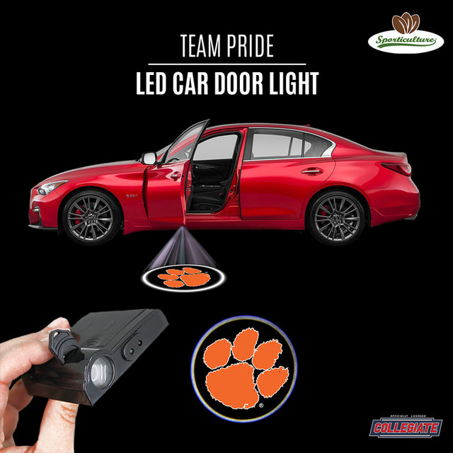 Luz LED para puerta de coche de Clemson Tigers