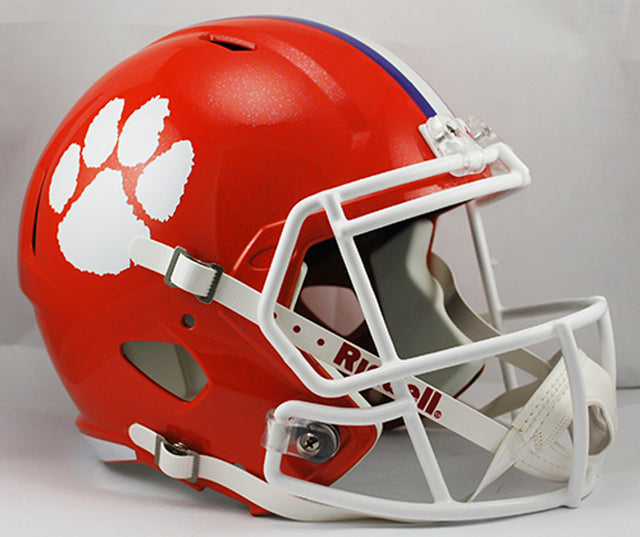 Réplica de casco de velocidad de lujo de los Clemson Tigers