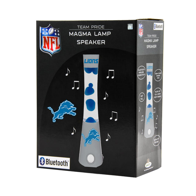 Lámpara de magma de los Detroit Lions: altavoz Bluetooth