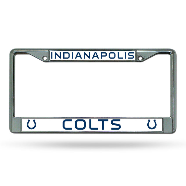 Indianapolis Colts License Plate Frame Chrome