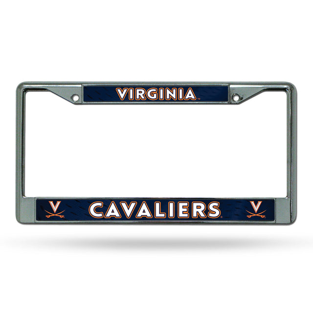 Virginia Cavaliers License Plate Frame Chrome Printed Insert