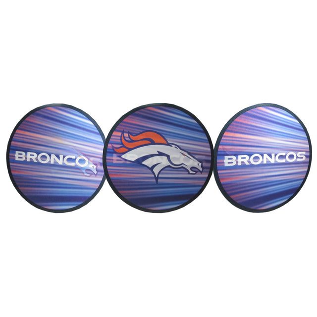 Calcomanía lenticular de los Denver Broncos