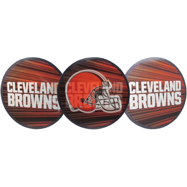 Calcomanía lenticular de los Cleveland Browns