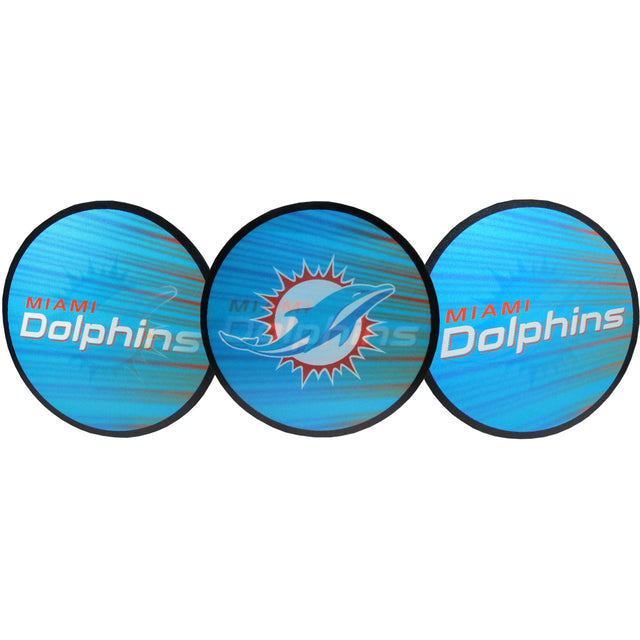 Calcomanía lenticular de los Miami Dolphins