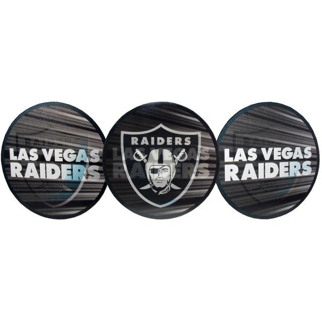 Calcomanía lenticular de los Raiders de Las Vegas