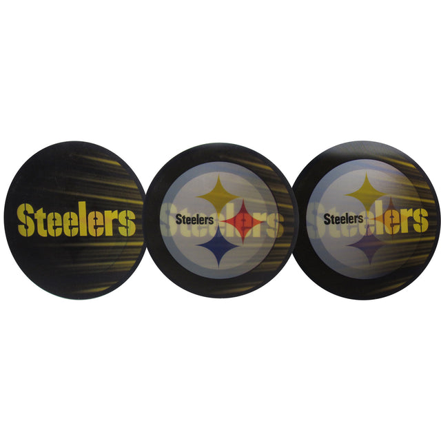 Calcomanía lenticular de los Pittsburgh Steelers