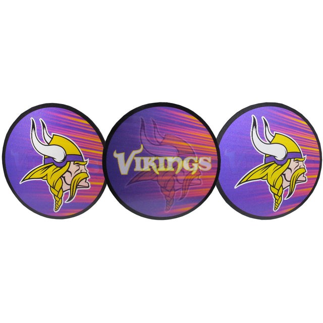 Calcomanía lenticular de los Minnesota Vikings