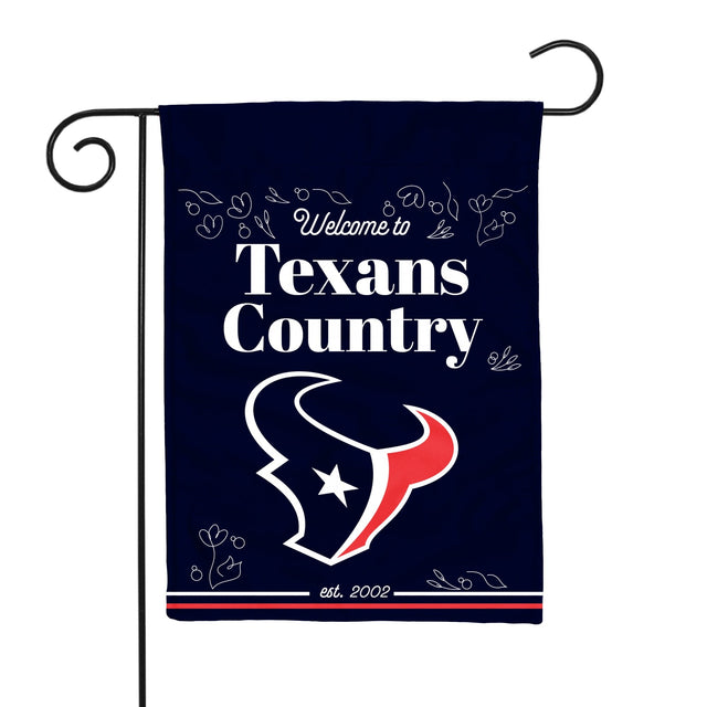 Houston Texans 13" x 18" Double Sided Garden Flag