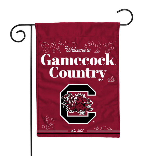 South Carolina Gamecocks Double Sided Garden Flag