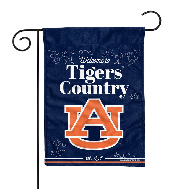 Bandera de jardín de doble cara de los Auburn Tigers