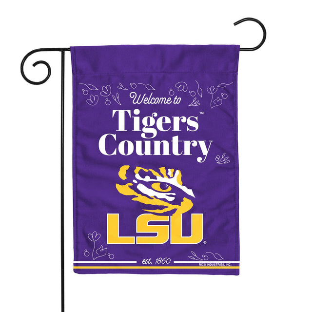 Bandera de jardín de doble cara de los LSU Tigers