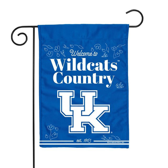 Bandera de jardín de doble cara de Kentucky Wildcats