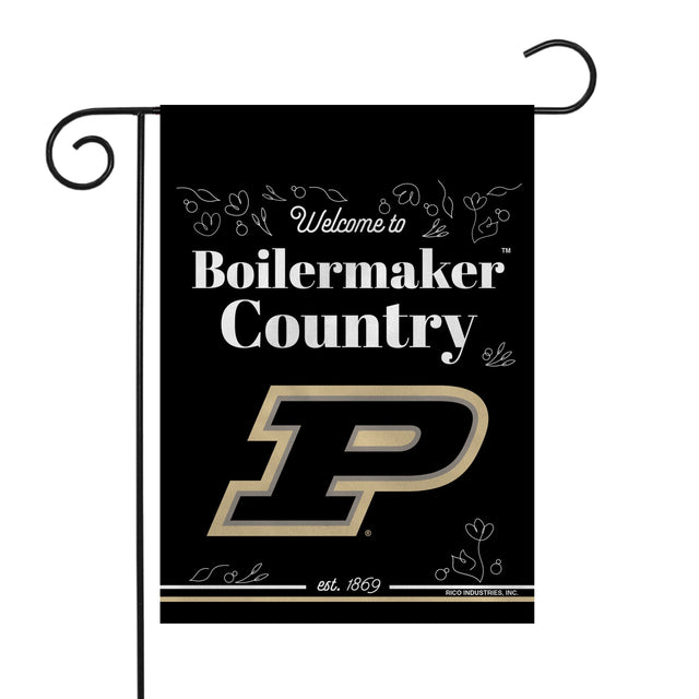 Bandera de jardín de doble cara de Purdue Boilermakers