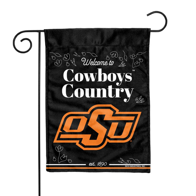 Bandera de jardín de doble cara de los Oklahoma State Cowboys