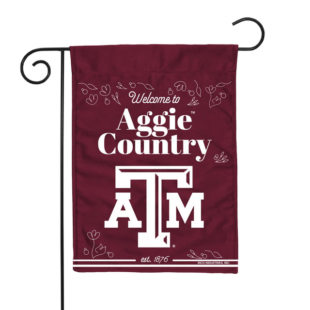 德克萨斯 A&amp;M Aggies 双面花园旗