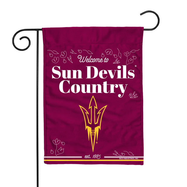 Bandera de jardín de doble cara de los Arizona State Sun Devils