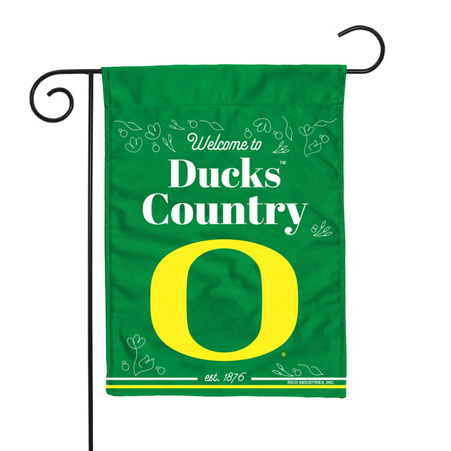 Bandera de jardín de doble cara de Oregon Ducks