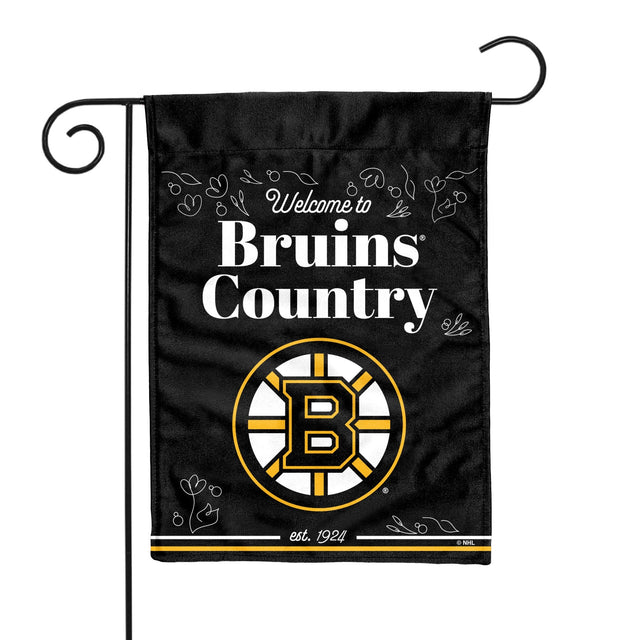 Bandera de jardín de doble cara de los Boston Bruins