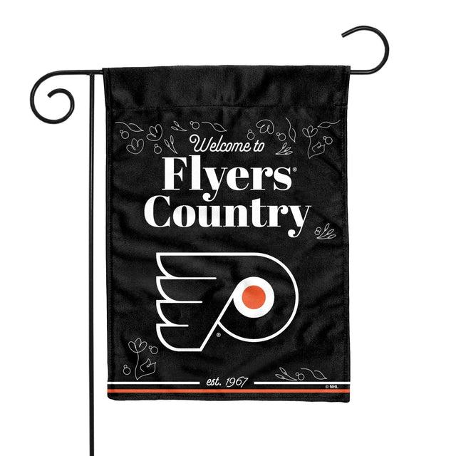 Bandera de jardín de doble cara de los Philadelphia Flyers