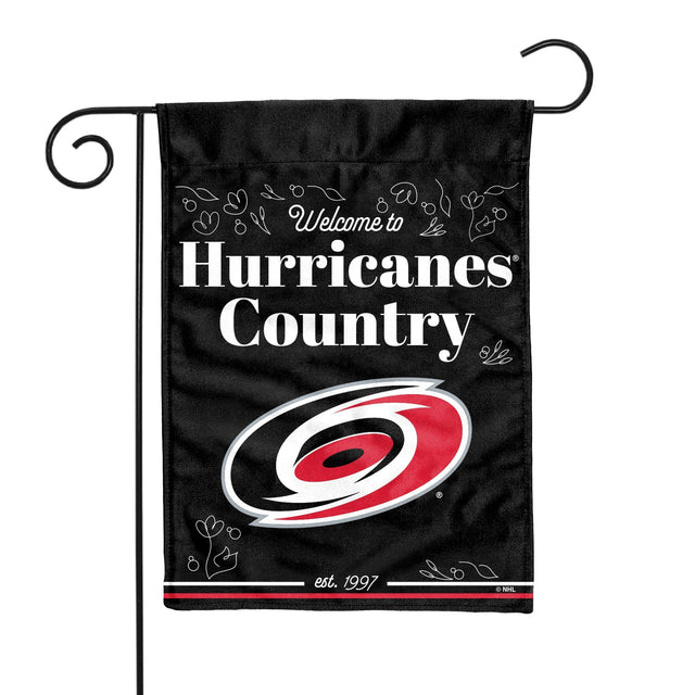 Bandera de jardín de doble cara de los Carolina Hurricanes