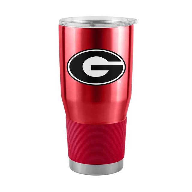 Vaso de viaje de acero inoxidable de 30 oz de Georgia Bulldogs