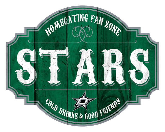 Dallas Stars Sign Wood 12" Homegating Tavern