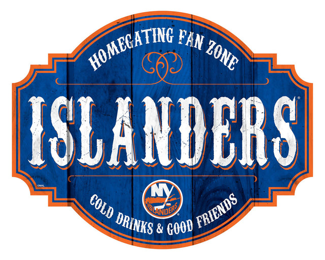 New York Islanders Sign Wood 12" Homegating Tavern