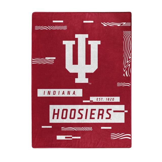 Manta Indiana Hoosiers 60x80 Diseño digitalizado de Raschel