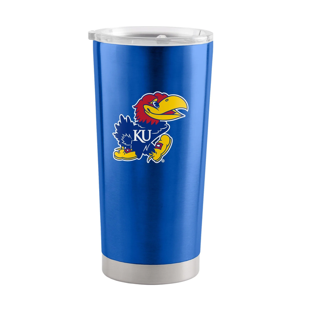 Vaso de viaje de acero inoxidable de 20 oz de Kansas Jayhawks