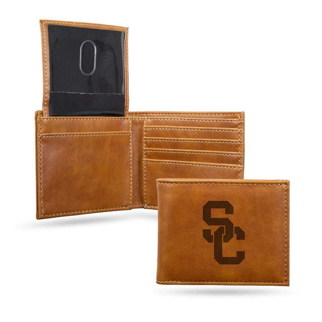 USC Trojans Wallet Billfold Laser Engraved