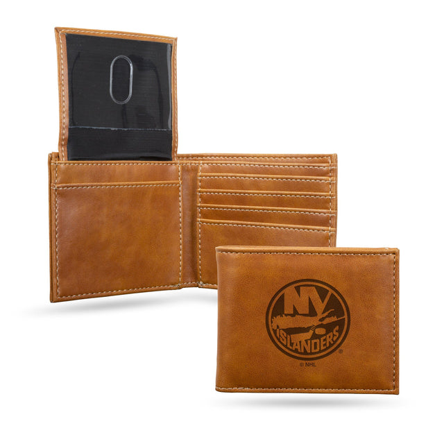 New York Islanders Wallet Billfold Laser Engraved