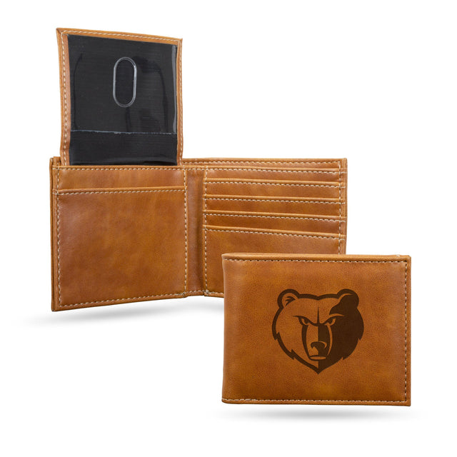 Memphis Grizzlies Wallet Billfold Laser Engraved