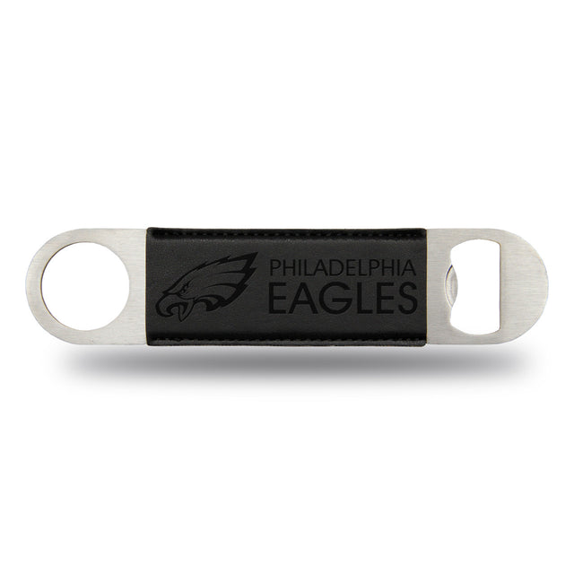 Abridor de botellas con cuchilla de barra de los Philadelphia Eagles grabado con láser