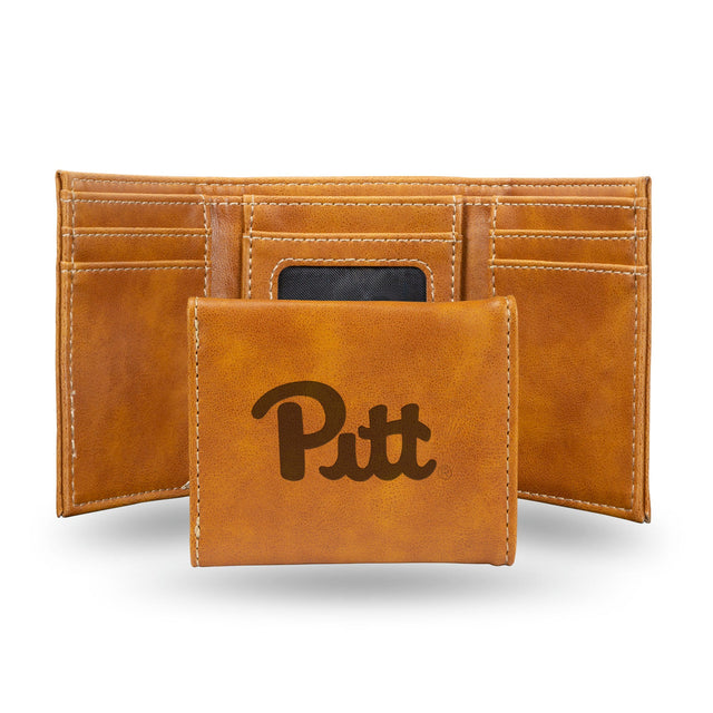 Pittsburgh Panthers Wallet Trifold Laser Engraved