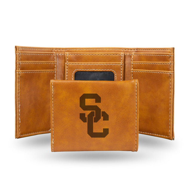 USC Trojans Wallet Trifold Laser Engraved