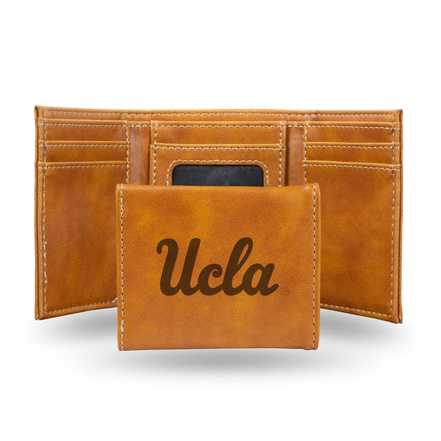 UCLA Bruins Wallet Trifold Laser Engraved