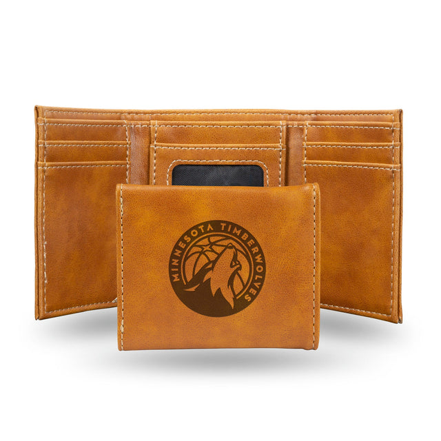 Minnesota Timberwolves Wallet Trifold Laser Engraved