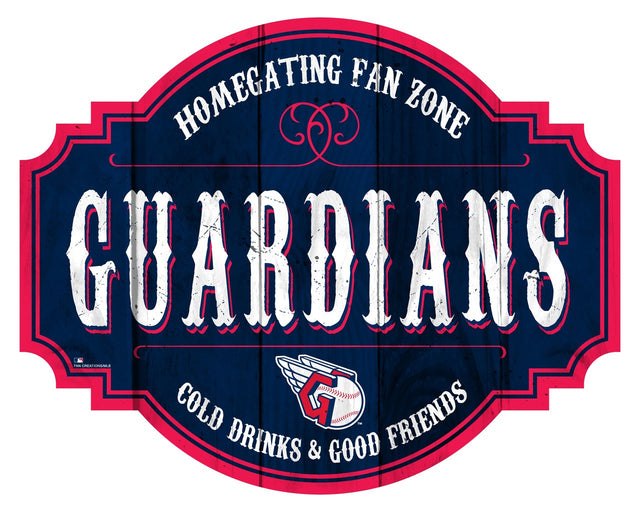 Cleveland Guardians Sign Wood 12" Homegating Tavern