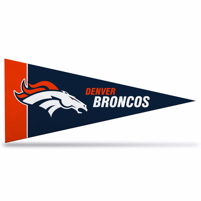 Mini banderín de los Denver Broncos