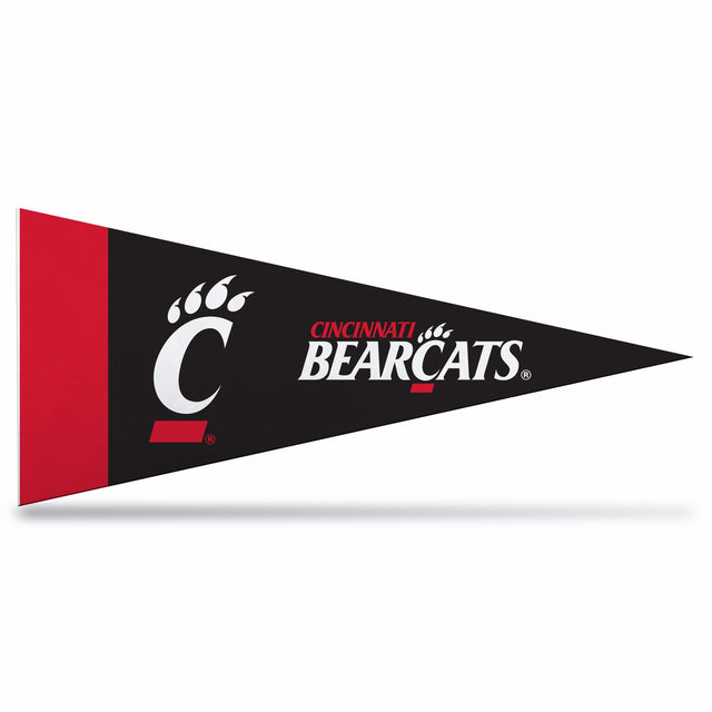 Banderín en miniatura de 4" x 9" de los Cincinnati Bearcats