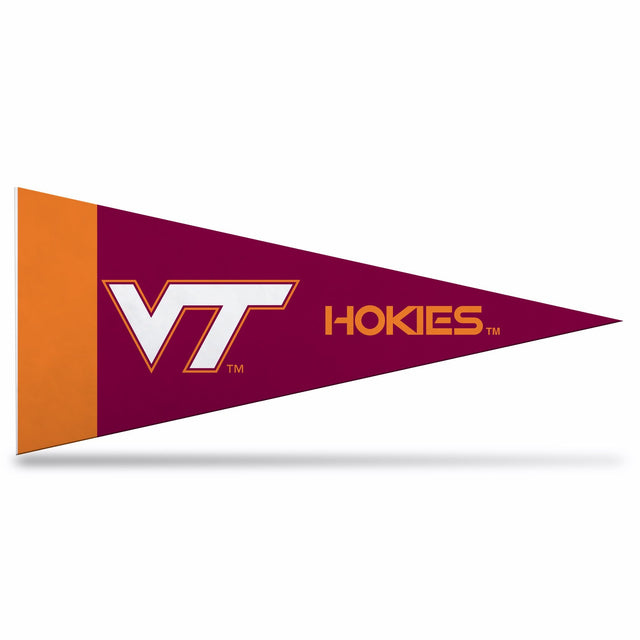 Banderín en miniatura de 4" x 9" de los Virginia Tech Hokies