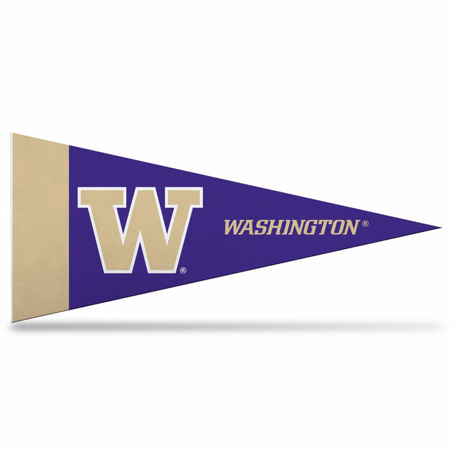 Banderín en miniatura de Washington Huskies de 4" x 9"