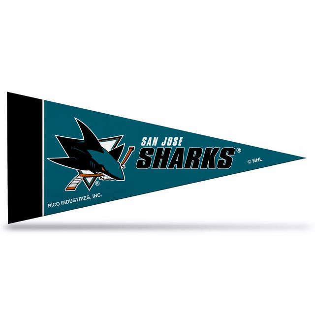 Mini banderín de los San José Sharks