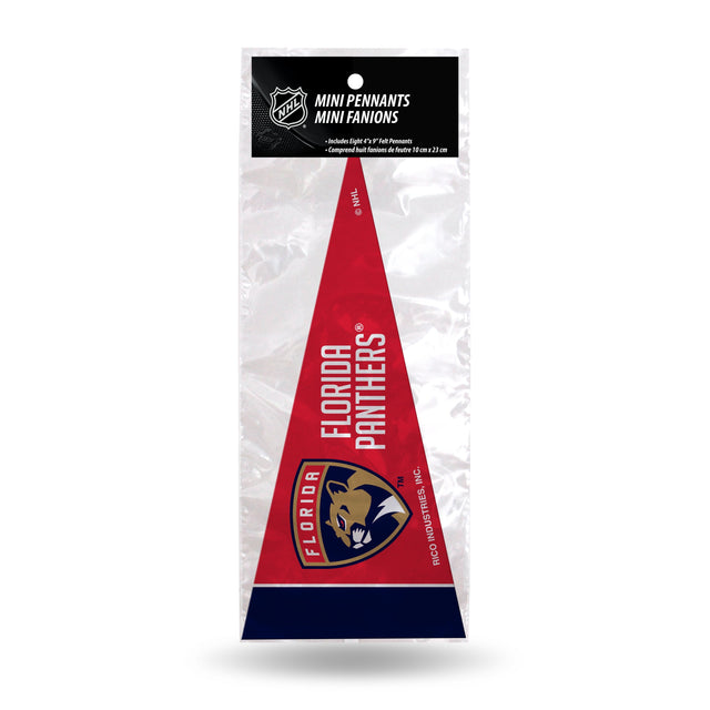 Florida Panthers 8 Pc Mini Pennant Pack