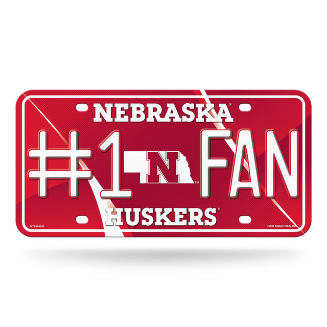 Matrícula de aficionado n.° 1 de los Nebraska Cornhuskers