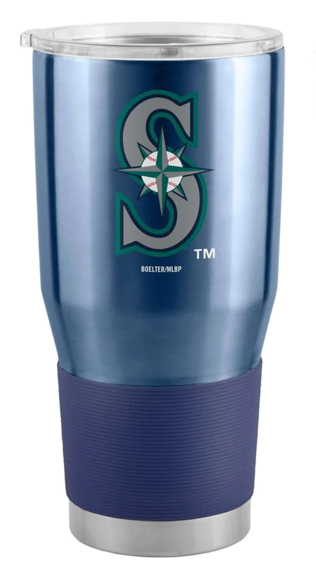 Vaso de viaje de acero inoxidable de 30 oz de los Seattle Mariners